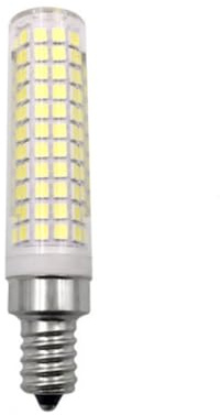TYKGSQIP Ampoule LED en cristal de maïs à intensité variable 15 W E14 E12 E11 BA15D G9, 136 LED, 110 V 220 V. 1 ampoule E12 15 W 220 V, blanc chaud.