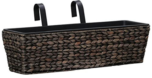 Solivagant Fioriere 2 pz in Giacinto Intrecciato Marrone,Marrone,4.3kg