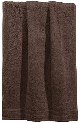 Erwin Müller Handtuch Heidelberg 100% Baumwolle braun Größe 50x80 cm - saugstark, gut trocknend, kompakt, leichte Qualität - ideal für Sport, Strand, Reisen (weitere Farben)
