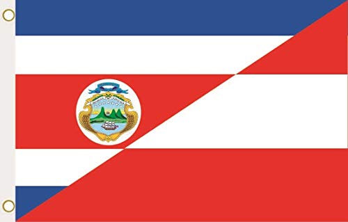 U24 Flagge Fahne Costa Rica-Österreich 90 x 150 cm