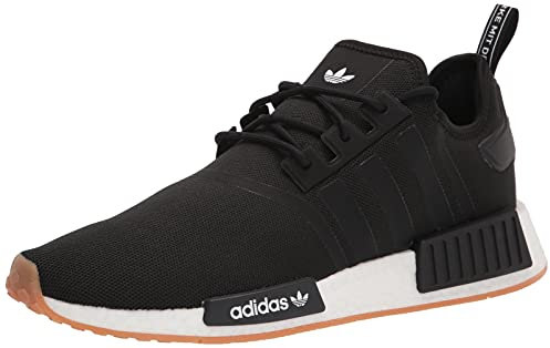 adidas Originals Herren NMD_r1 Laufschuh, Schwarz/Schwarz/Gum, 47 EU