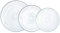 Luminarc SIXTINE Vajilla Vidrio 18 Piezas 6 Personas, Color Transparente, 9423979