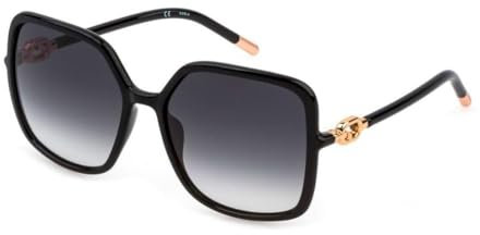FURLA Damen SFU536 Sonnenbrille, TOTAL SHINY BLACK, 58