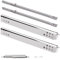 UikJOY Grill Ersatzteile für Charbroil Performance 2 Brenner Grill 463673519 463625217, 45,1 cm Brenner Ersatzteil für Char-Broil, Grillteile Kit mit Brenner & Heizplatte & Crossover Tube
