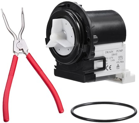 (𝟐𝟎𝟐𝟔 𝐍𝐄𝐖) 4681EA2001T Washer Drain Pump Motor & 383EER4004A 11 Inch Washer Spring Expansion Removal Tool - 4681EA2001T Fit for LG Kenmore Washer Spring Expansion Tool Fit for LG Samsung Washer