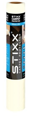 STIXX Carpet Protector - Premium Self Adhesive Protection Film - Durable and Waterproof - 600mm x 50m