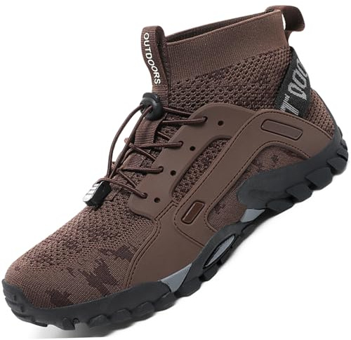 VTASQ Zapatillas de Trekking Hombre Zapatillas Trail Running Antideslizantes Zapatos de Senderismo AL Libre Botas de montaña para mujer Deportes Zapatillas Correr Sneaker