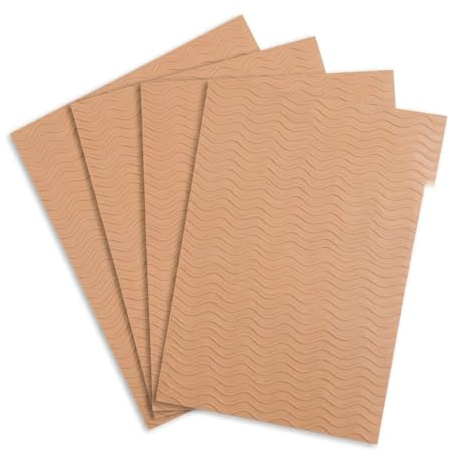 4 almohadillas antideslizantes para zapatos, autoadhesivas, 100 x 150 mm, suelas de goma recortables para pegar en tacones altos y zapatillas, juego de reparación de suelas antideslizantes, protección