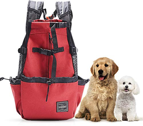 Woolala Sac à dos léger pour chien de petite et moyenne taille, approuvé par les vétérinaires pour les voyages – Facile à transporter et économie de l'espace