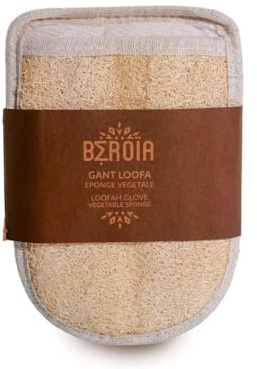 Beroia Gant loofah - Gant exfoliant pour hammam - Gommage Traditionnel