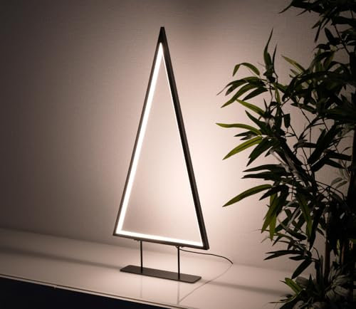 Carlo Milano LED Tannenbaum: Design-Metall-Weihnachtsbaum, 141 LEDs, 70 cm Höhe, 2 m USB-Stromkabel (Weihnachtsbaum Metall modern, Lichterbaum innen, Weihnachtsbaumbeleuchtung)