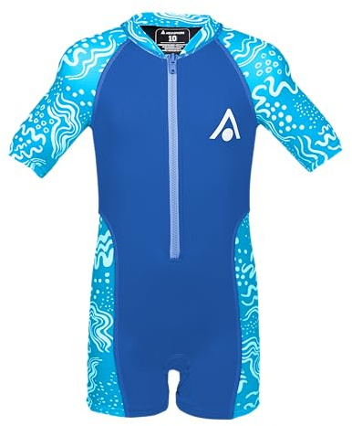 Aqua Sphere AQUASPHERE Stingray Short-sleeve kids wetsuit, made of neoprene, retains warmth, and allows freedom of movement, suitable for pool and sea