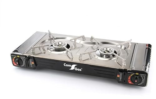 Cocina Portatil dos fuegos a cartucho de gas