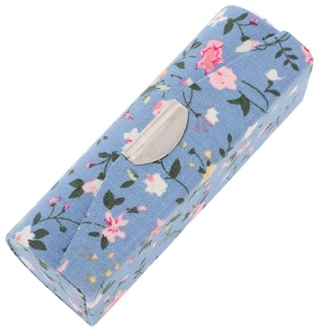 Abaodam Portarossetto Specchietto e Design Floreale Ricamato, Custodia Cosmetica da Viaggio per Mamme e Amiche