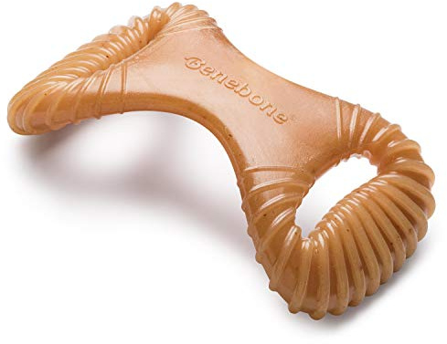 Benebone Indestructible Dental Dog Chew Toy for Aggressive Chewers, Long Lasting Tough Boredom Breaker for Dogs, Real Chicken Flavour, For Large Dogs, Made in the USA