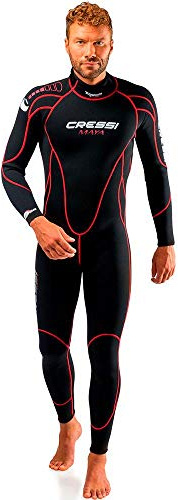 Cressi Maya Man Monopiece Wetsuit 2.5mm - MUTA Monopezzo Neoprene Ultrastretch - Uomo