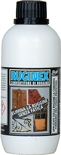 SIGILL, Ruginex Rust Converter, Chemical Compound in Aqueous Emulsion, Protects and Prevents Oxidation Reforming, Made in Italy, 250ml Bottle