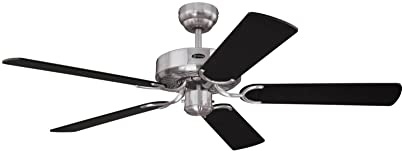 Westinghouse Deckenventilator Cyclone Stahl 132 cm mit Fernbedienung