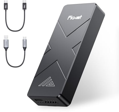 Fikwot FP110 2TB Externo SSD, Refrigeración Interna por Ventilador, hasta 3700 MB/s, Protocolo de Transferencia USB4, Compatible con Smart TV, PS5/PS4 (Pro), iPhone 15/16, Xbox, Mac y Windows