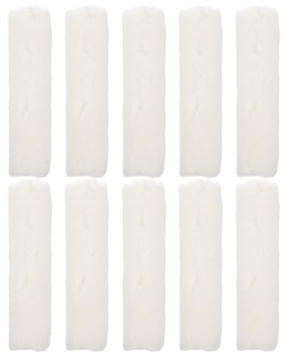 Veemoon 10 Fundas para Rodillos de Pintura de 4 Pulgadas de Fibra Sintética, Recambios para Cubrir Rodillos y Aplicar Pintura de Manera Uniforme en Proyectos de Decoración Color Aleatorio