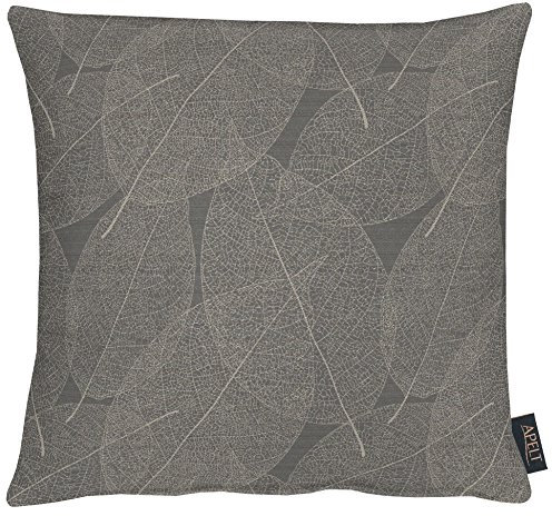 APELT 3002 40X40 89 Kissenhülle, Polyester, Anthrazit/Silber
