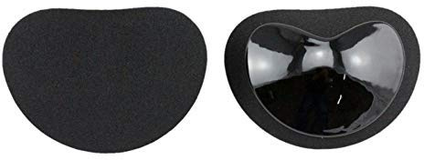 LondonExpress Adhesive Silicone Gel Bra Bikini Breast Enhancers Push Up Pads Chicken Fillets Inserts (Black)