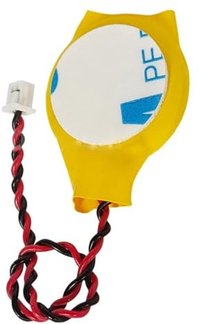 BenjiPower - CMOS BIOS CR2032 Batterie, 3 V, avec câble connecteur à 2 Broches, pour PC, Ordinateur Portable