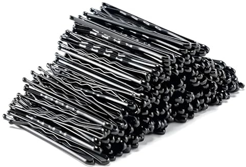 PARENCE.- Lot de 144 Epingles à cheveux Standard Noir - Barrettes Cheveux en Acier