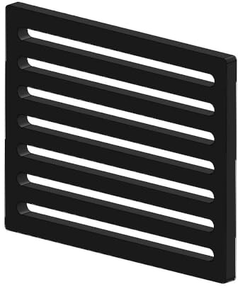 Kaminrost - Passend für Justus Kaminöfen inkl. Modellübersicht - Ascherost Kamin aus massivem Stahl - feuerfest & hitzebeständig - Kaminrost Feuerrost Kaminofen Rost [195x155x10 mm]