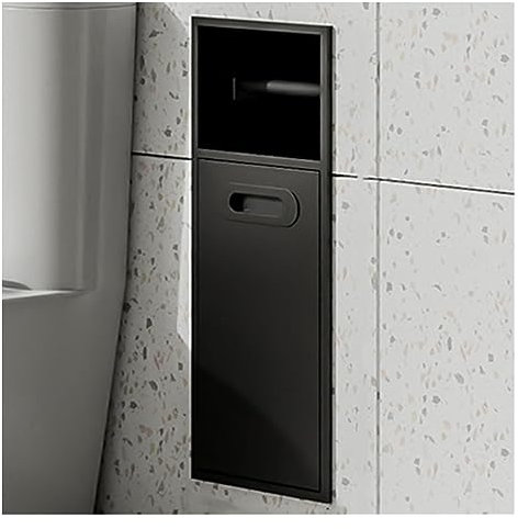 Recessed Niche,Stainless Steel Shower Nich Stainless Steel Shower Nich, Recessed Toilet Paper Holder Shower Niche, Built-In Trash Can Rack For Living Room Kitchen Bathroom