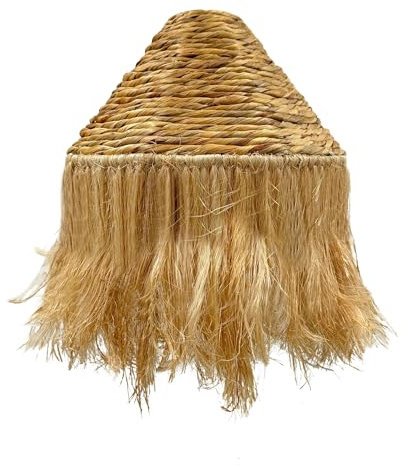 Abat jour naturel LEONORA INDOOR en jacinthe d'eau style bohème pour monture électrique E27