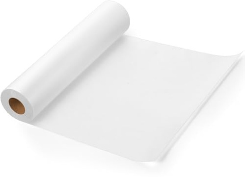 30cm x 60m Transparentpapier Rolle, Seidenpapier Rolle Bastelpapier Pauspapier Rolle für Schule Büro Zeichnen Skizzieren