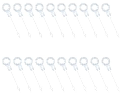 Piston Universel pour Trou de Vidange de Congélateur,Piston pour le Nettoyage de la Vidange du Frigo,Outil de Nettoyage Réfrigérateur pour Déboucheur Congélateur,Accessoires de Réfrigérateur,20Pièces