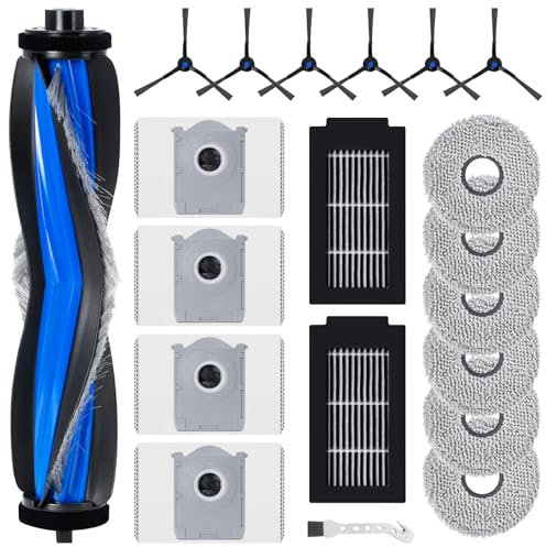 Jegehoyo Kit d'accessoires pour aspirateur robot ECOVACS DEEBOT T50 Omni/T50 PRO Omni/T50 Omni Gen2/T50 Pro Omni Gen2（20 accessoires）