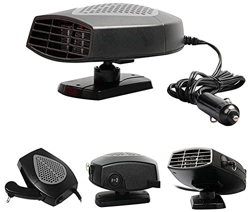 A41D Tragbarer Auto Heizlüfter 24V/150W - Keramikheizung, 2-in-1 Schnellheizung & Kühlung, Defroster und Demister, Wärmeschalter - Ideal für schnelle Enteisung und Wärme im Auto