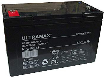 Ultramax 12V 100AH DeepCycle AGM/GEL Battery Car Audio System CCTV Back Up
