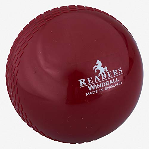 Readers - Palla da Cricket Unisex, Colore: Maroon, Senior