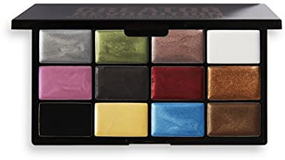 Makeup Revolution, Creator SFX, Metallic, Gesichtsfarbenpalette, 12 Farbtöne, 12g