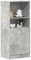 LAPOOH Küchenschrank Betongrau 57x41,5x131,5 cm Holzwerkstoff, Küchenzeile, Küchenmöbel, Küchenunterschränke, Küchenblock - 860124