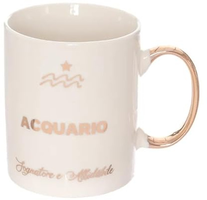 TAZZA MUG 12 OZ IN BONE CHINA ACQUARIO