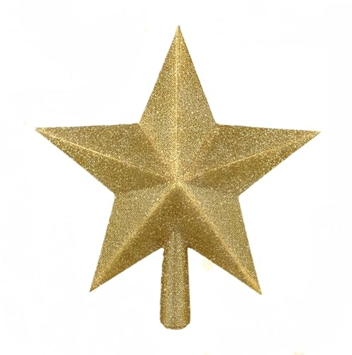 Estrella De Adorno para Árbol De Navidad, Adorno De Árbol De Estrella Dorada, Christmas Tree Topper, Accesorio De La Copa del Árbol De Navidad, para El Abeto, La Copa del Abeto del Árbol