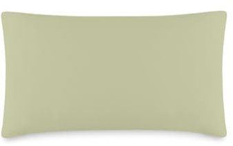 VEL VET HOME Deluxe Kissenbezug 40x60 cm 1teilig Made in EU Hohe Qualität Kopfkissenbezug mit Reißverschluss 100% Baumwolle Kissenhülle 40x60 Grün