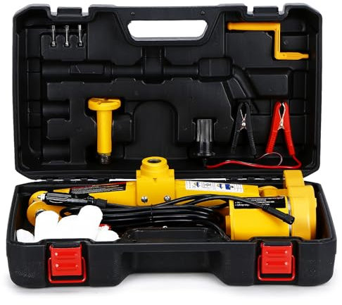 Panana Electric Car Floor Jack 3 Ton All-in-One Automatic DC 12V Scissor Lift Repair Tool Trolley Lifting