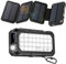 WASTDE Solar Powerbank 26,800mAh mit Solarpanel, Solar Ladegerät Powerbank USB-C 18W Ausgang/Eingang Schnellladung mit Campinglicht und Licht(SOS), Outdoor Externe Akkus Wasserdicht für Handy Tablets