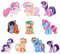 Bestickte Aufnäher zum Aufnähen oder Aufbügeln, 10 Stück Pony Flicken zum Aufbügeln Kinder Erwachsene zum Aufnähen oder Aufbügeln auf Kleidung, Kleid, Hut, Jeans, DIY-Zubehör