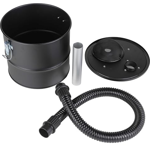 vhbw Set filtri cenere compatibile con Kärcher WD 3 S V-17/4/20, V-17/4/20 aspiratore - 1x tubo, 1x tubo aspirapolvere, 1x filtro per ceneri