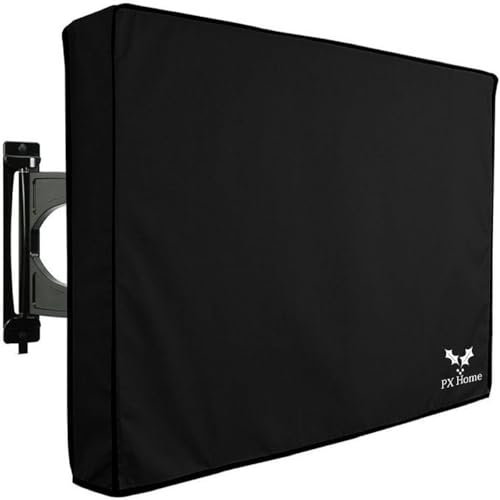 Mehomei Outdoor TV Abdeckung Wetterfest Universal Displayschutzfolie, 30 - 32, Schwarz