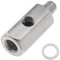 YINETTECH 1/8 NPT T-Stück Anschluss Adapter DIY Anschluss Turbo Ölleitungsdrucksensors aus Edelstahl Öldrucksensor Adapter Edelstahl