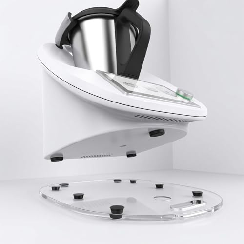 Siegvoll Glidbräda för Matlagningsrobot TM6 TM5 Glidbräda med Enkel Förflyttning, Rullbräda av Akryl, Transparent