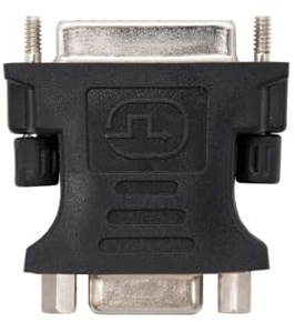 Brightium Adaptador DVI 24+5 a VGA HDB15, Permite conexión de Dispositivos visuales, Ideal para monitores y proyectores.